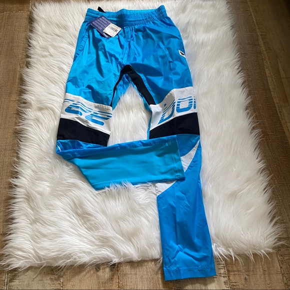 NWT Reebok Blue/Turquoise Classic Advance Track Pants - Men's Size Small - Picture 3 of 9